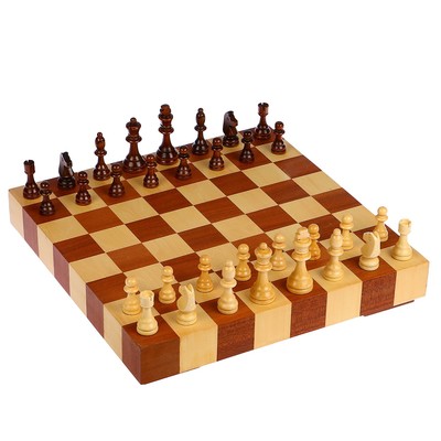 Настольная игра, набор 2 в 1 &quot;Бесар&quot;: шахматы, шашки, доска 43х43 см