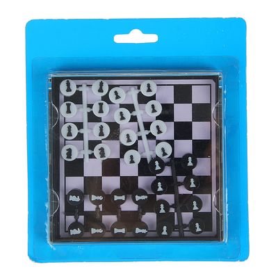 Игра настольная &quot;Шахматы&quot;, магнитные в коробке с крышкой 11х11 см