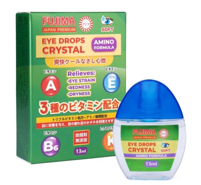 FUJIMA EYE DROPS CRYSTAL капли для глаз «SOFT» - мягкие, 13мл
