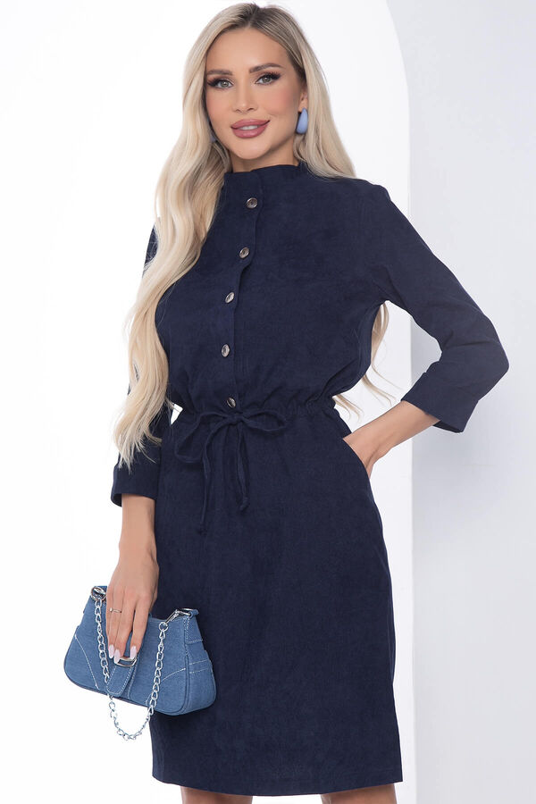 LT Collection Платье Сафари (чернильное) П0784