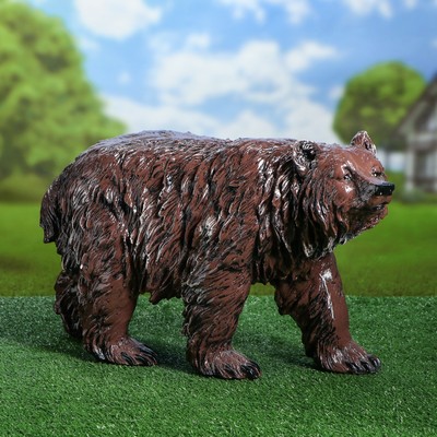 Садовая фигура &quot;Медведь бурый&quot;, коричневый цвет, 35 см