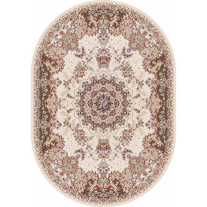 Ковёр овальный Shahreza d211, 240 х 400 см, цвет cream-brown