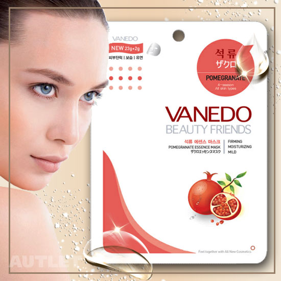 All New Cosmetic Vanedo Beauty Friends Антиоксидантная маска для лица с эссенцией граната 25 гр