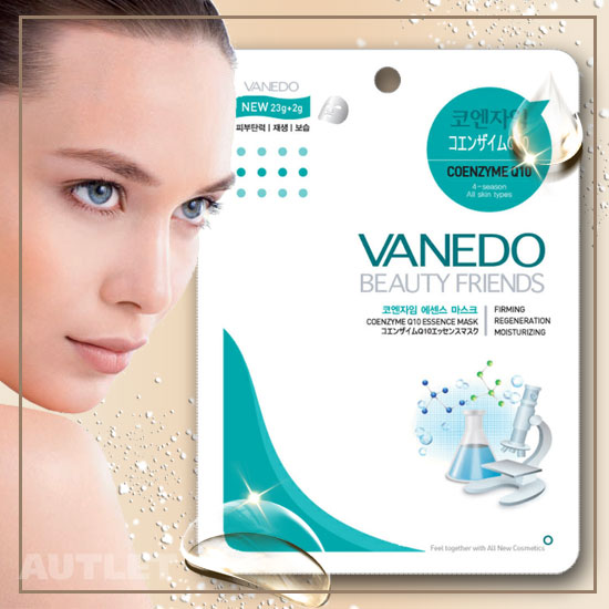 All New Cosmetic Vanedo Beauty Friends Стимулирующая кожу маска для лица с коэнзимом Q10 25 гр