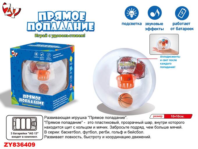 Игрушечный набор Баскетбол ZY836409 ZYB-B2893-1 (1/108)