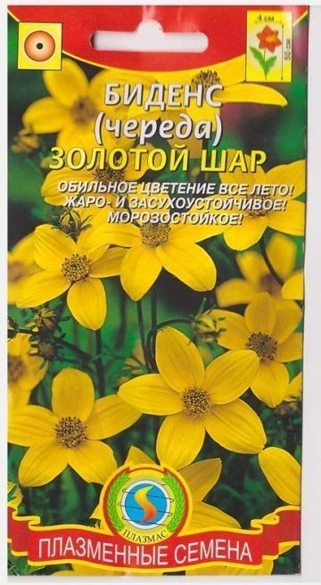 Плазменные семена Биденс Золотой шар (Код: 75119)