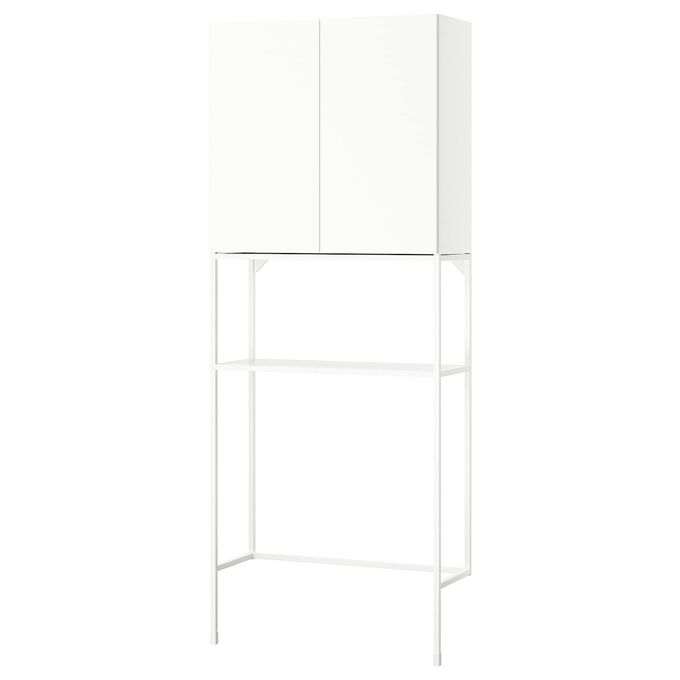 IKEA ENHET, комбинация для хранения, белый, 80x32x204 см