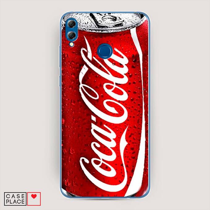 Cиликоновый чехол Кока Кола на Huawei Honor 8X