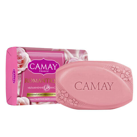 Мыло туалетное 85 г, CAMAY &quot;Французская роза&quot;