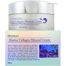 Deoproce marine collagen mineral cream Омолаживающий крем с морским коллагеном 100g