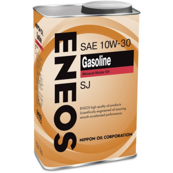 Масло моторное ENEOS Gasoline 10W30 SJ бензин, минеральное 1л (1/20)