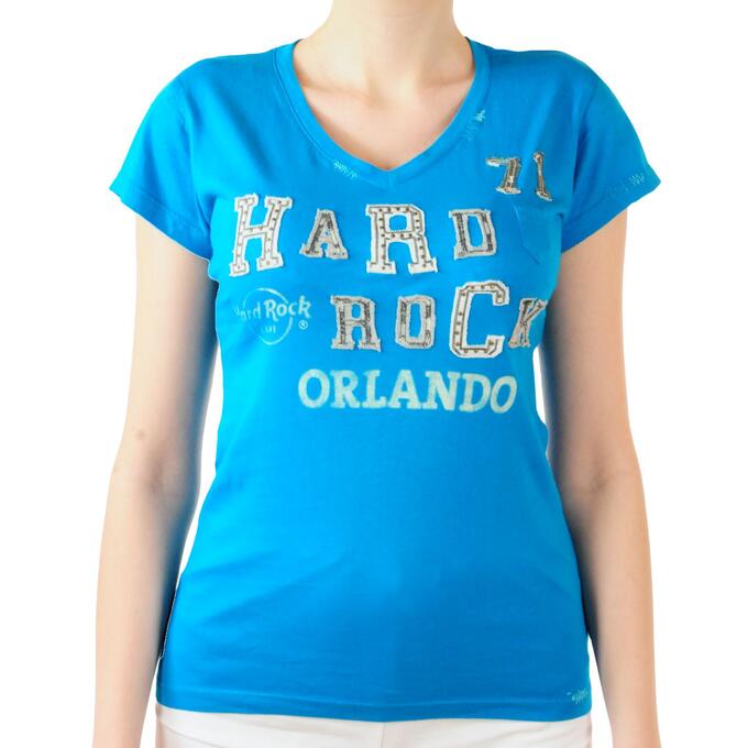 Эксклюзивная женская футболка Hard Rock® Orlando №220