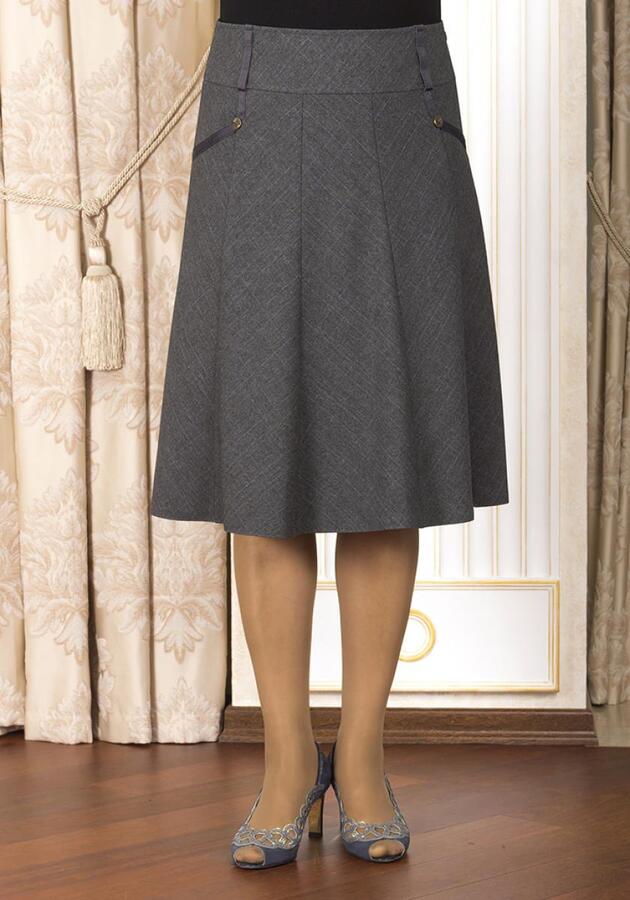 Модели юбок для женщин 60 лет