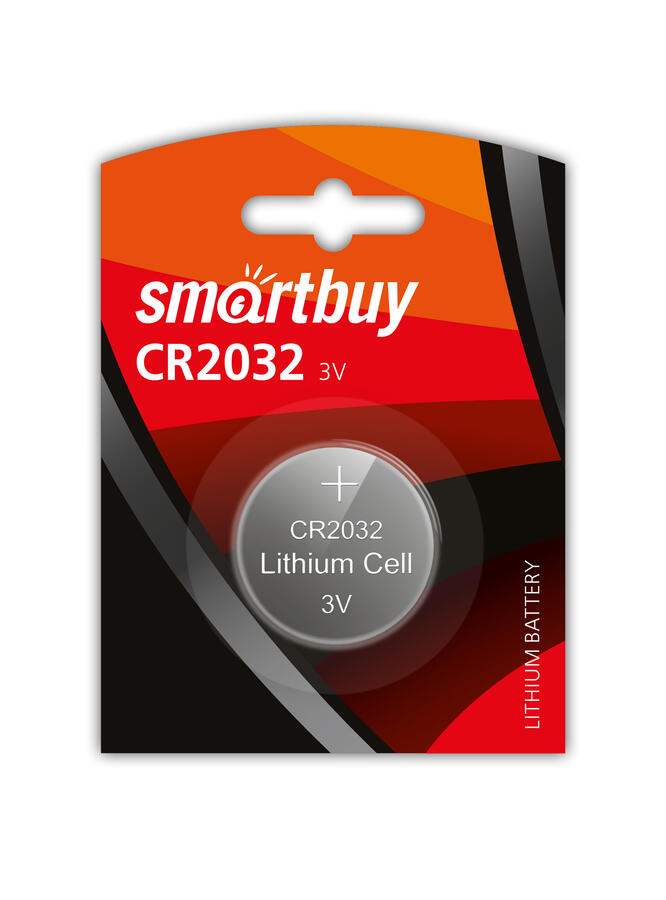 Литиевый элемент питания Smartbuy CR2032/1B (12/720) (SBBL-2032-1B)