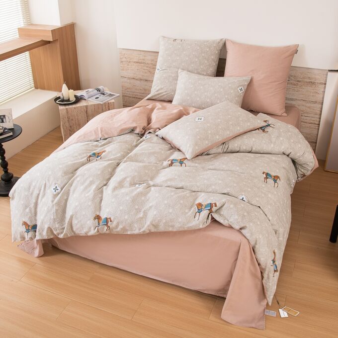 Viva home textile Комплект постельного белья Сатин 100% хлопок C653