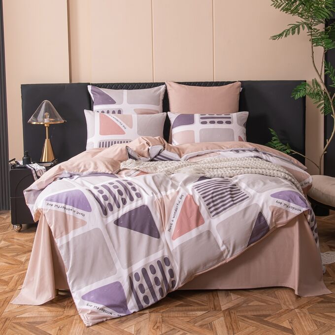 Viva home textile Комплект постельного белья Сатин 100% хлопок C651
