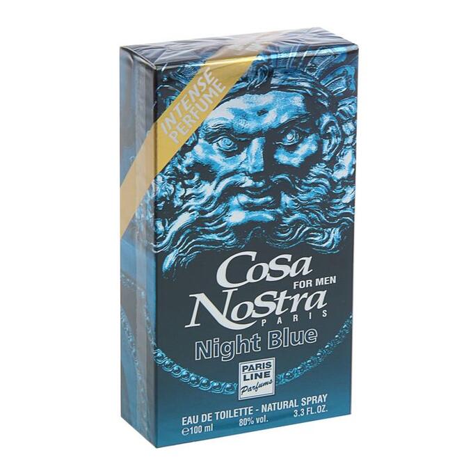 СИМА-ЛЕНД Туалетная вода мужская Cosa Nostra Night Blue Intense Perfume, 100 мл