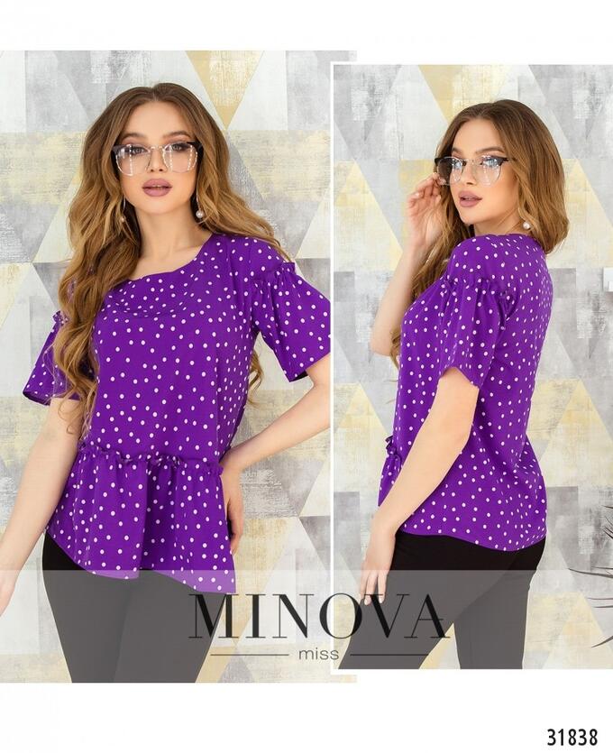 Блуза №168-фиолетовый
