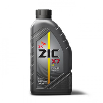 Масло моторное ZIC  X7  LS 10w40  SM/CF, ACEA C3   1л  (бензин, синтетика) (1/12)