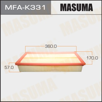Воздушный фильтр  MASUMA  (1/20)  SSANG_YONG/ REXTON/ V2900, V2700   02-07