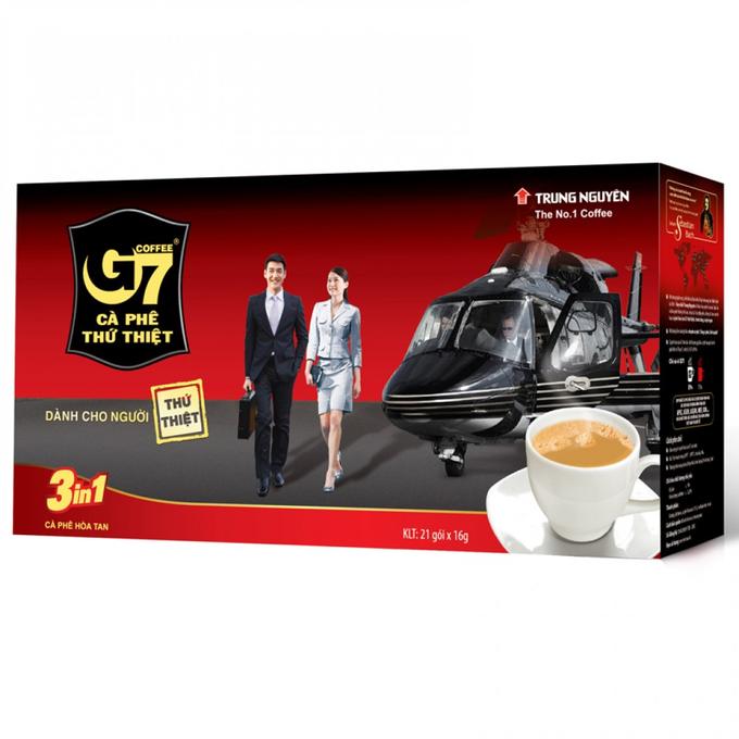 Растворимый кофе G7 TrungNguyen 3 в 1, 21 пак