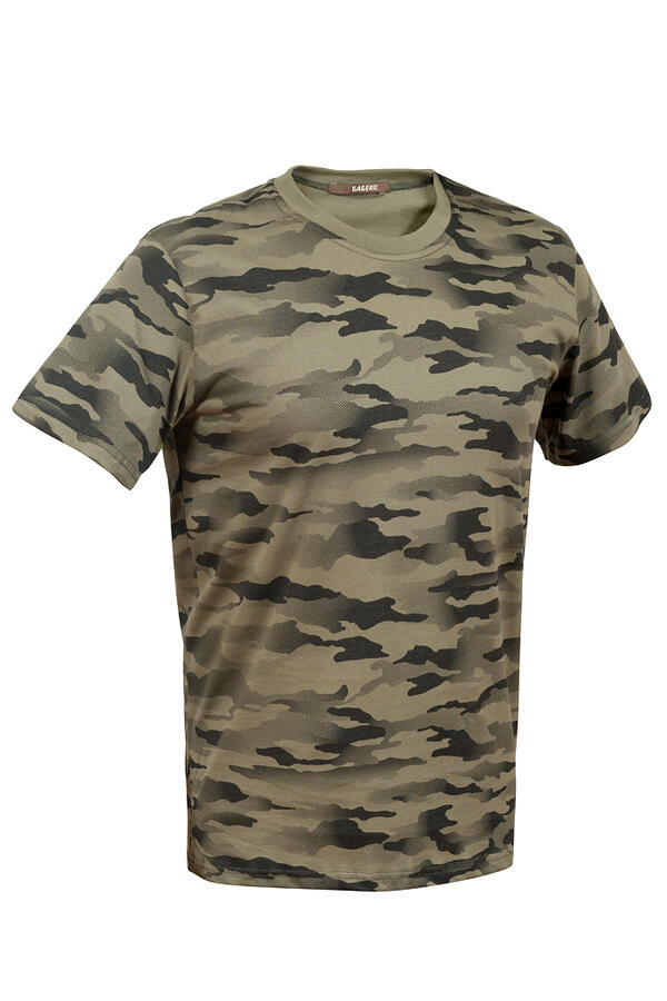Камуфляжная футболка “Индиго” (зелёный меланж)