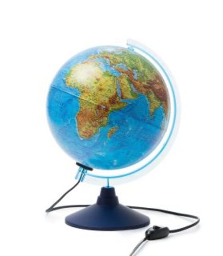 Глобус Земли физико-политический интерактивный ,с подсветкой ,D-250