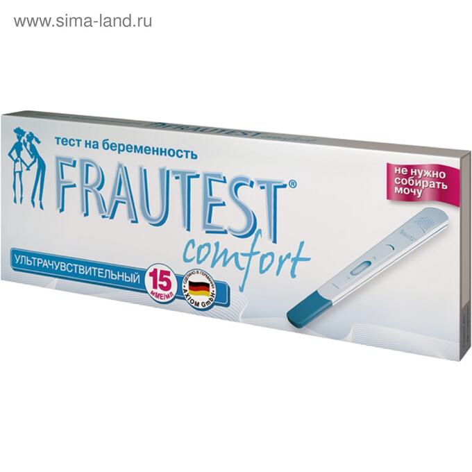 Тест на определение беременности FRAUTEST comfort (в кассете с колпачком) 1 шт.