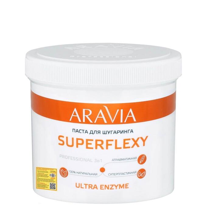Паста для шугаринга SUPERFLEXY Ultra Enzyme ARAVIA 750 г