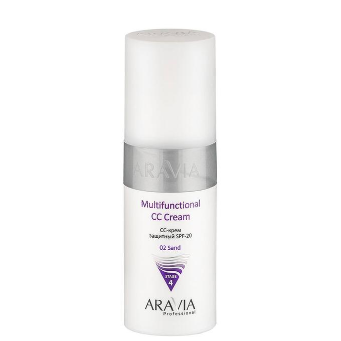 &quot;ARAVIA Professional&quot; CC-крем защитный SPF-20 Multifunctional CC Cream Sand 02, 150 мл./12