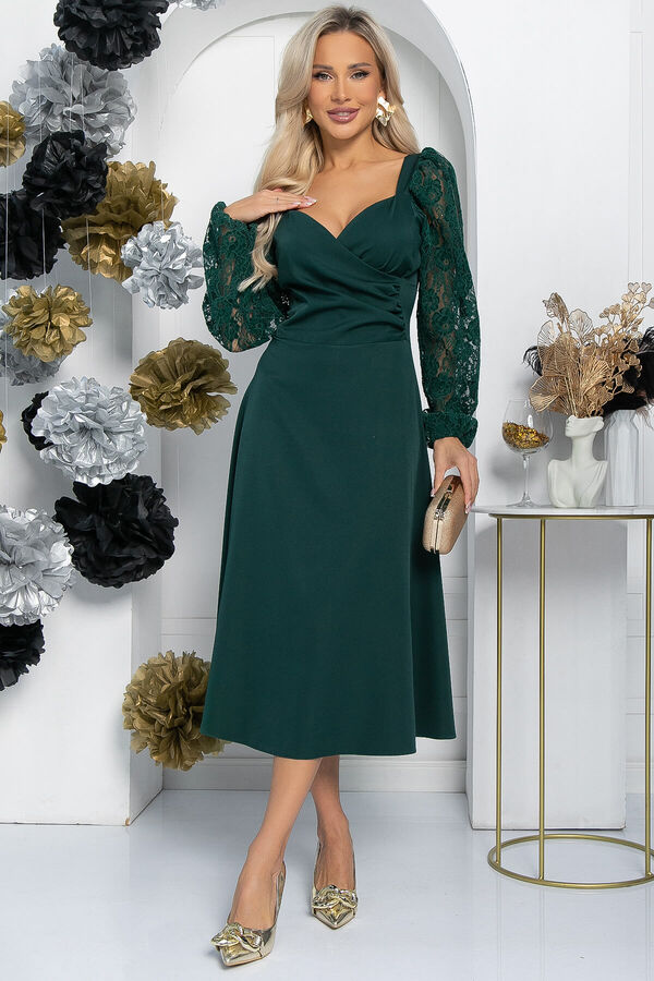 LT Collection Платье Ночь нежна (зеленое) П11552