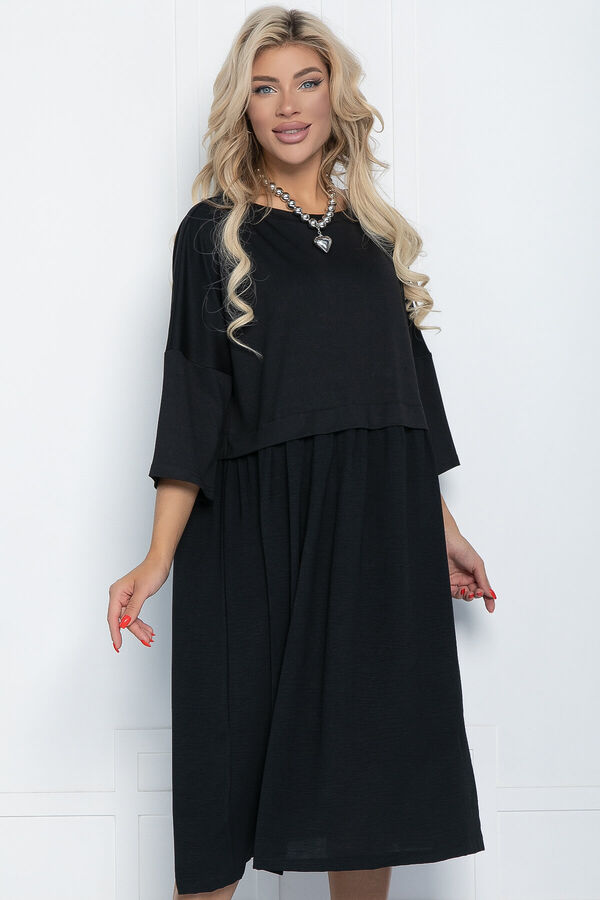 LT Collection Платье бохо (черное) П11441