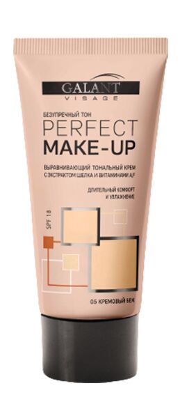 Galant косметика Крем тональный GALANT VISAGE тон №5 кремовый беж 50мл