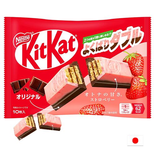 KitKat Strawberry &amp; Milk chocolate 150g - Японский КитКат клубника и молочный шоколад