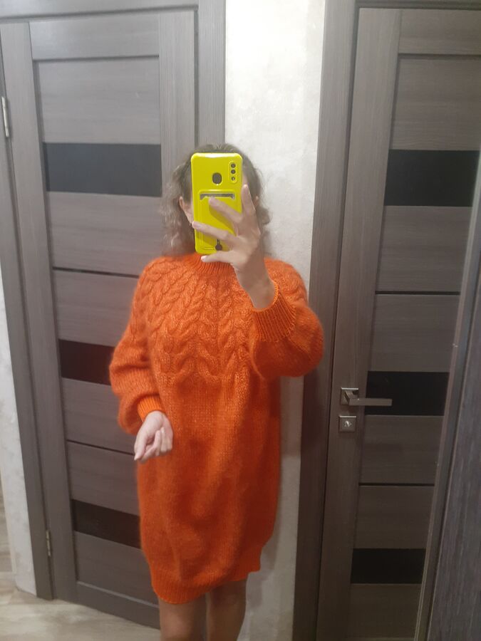 Платье из кидмохера