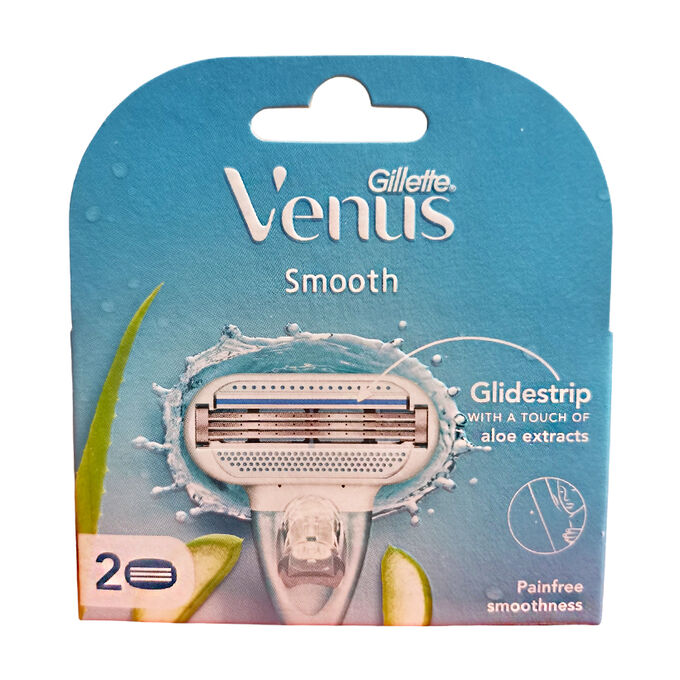 GILLETTE Сменные бритвенные кассеты GILLETT VENUS 2 штуки