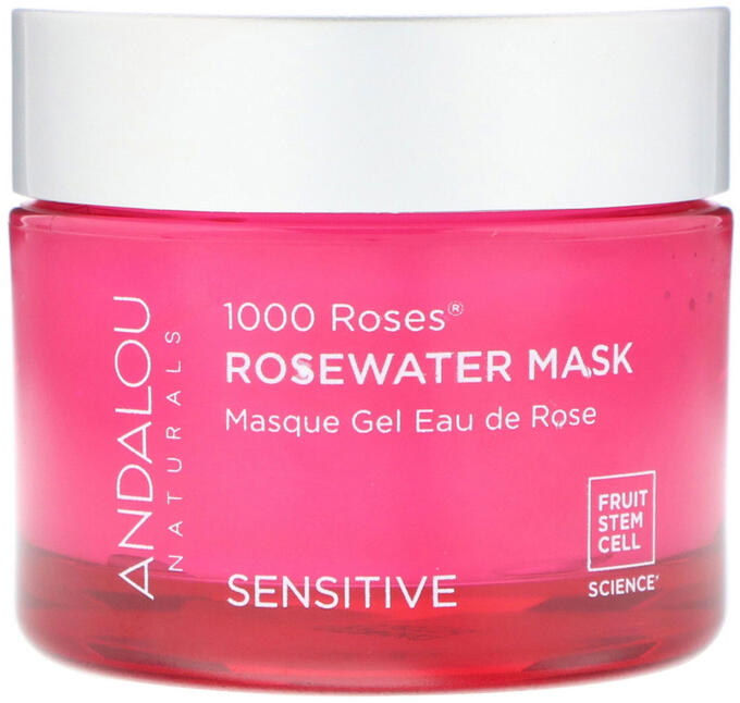 Маска из розовой воды для чувствительной кожи