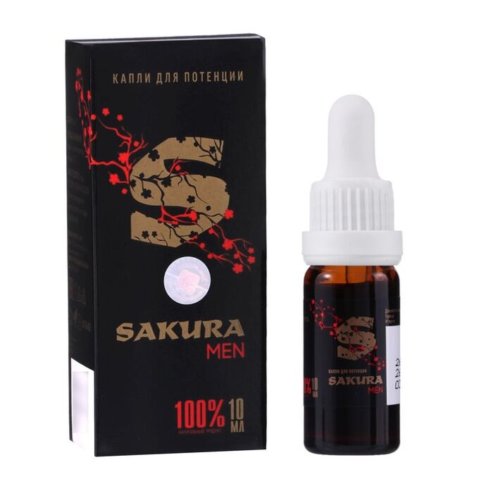 Сашера-Мед Капли Sakura men, мужская сила, 10 мл