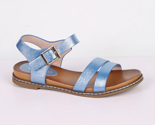 9B101-01-8-8 синий (Иск.кожа/Иск.кожа) Туфли летние открытые женские 8п