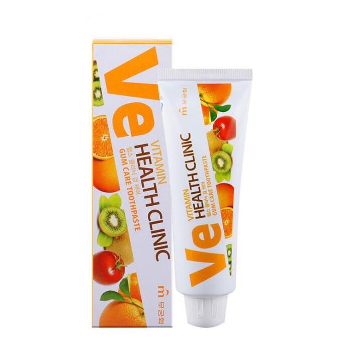 Зубная паста «Mukunghwa» / «Vitamin Health Clinic» с витаминами для профилактики заболеваний десен (коробка) 100 г / 40