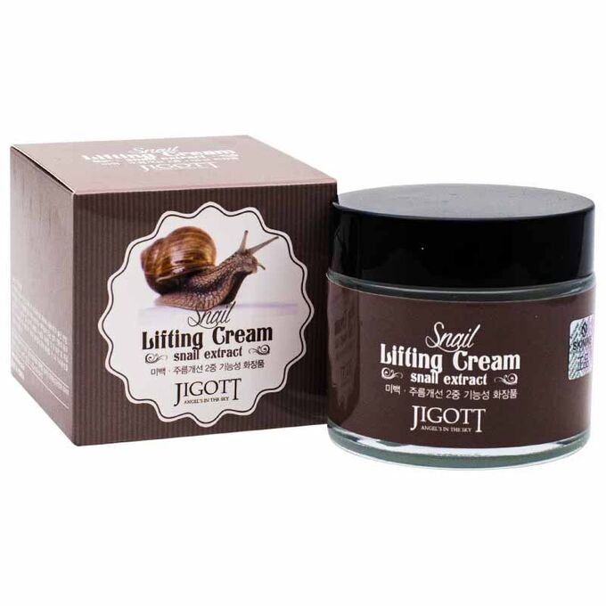 JIGOTT Крем подтягивающий с экстрактом улитки - Snail lifting cream, 70мл