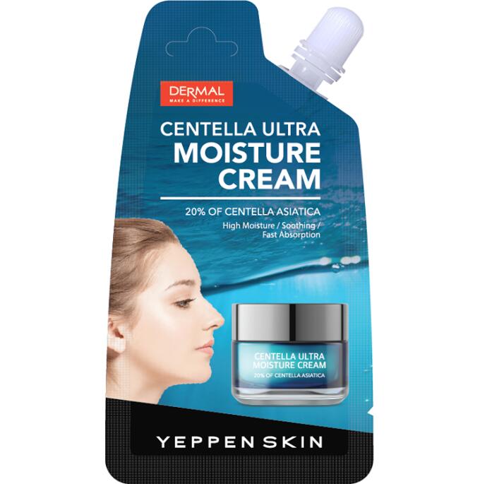 Yeppen Skin Глубокоувлажняющий и разглаживающий дефект кожи крем для лица с экстр центеллы азиатской (20%) 15 гр