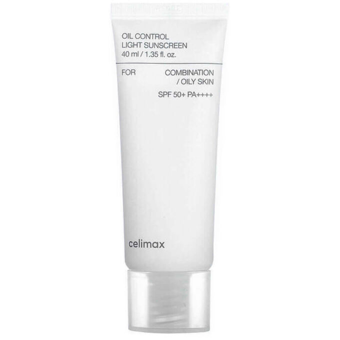 Celimax Себорегулирующий лёгкий солнцезащитный крем Oil Control Light Sunscreen SPF50+PA++++