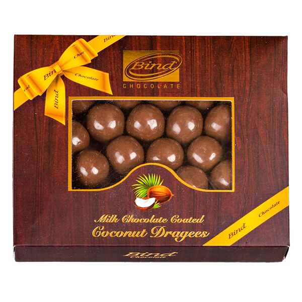 Красный октябрь Конфеты BIND CHOCOLATE Coconut Dragees 100 г 1/12