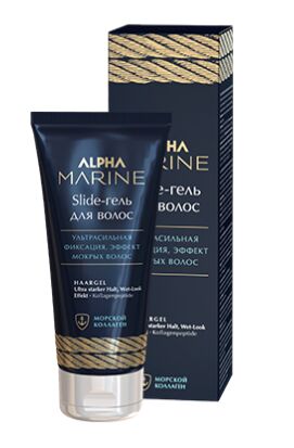 ESTEL PROFESSIONAL Эстель Slide-гель для волос ультра сильная фиксация ALPHA MARINE , 100 мл,Estel