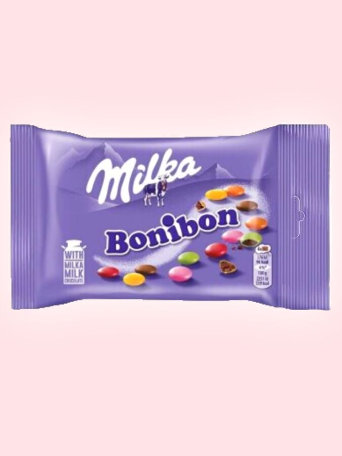 Шоколадное драже Milka Bonibon Boni Bon Милка БониБон шоколадное драже в цветной глазури Бони Бон 36 гр