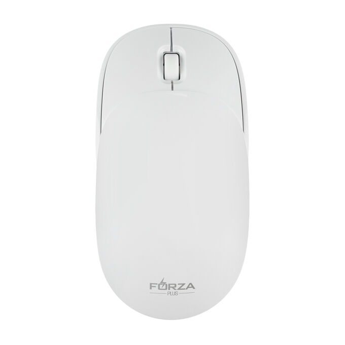 BY BABA YAGA FORZA Компьютерная мышь беспроводная, 1000/1400/1800 DPI, 2.4GHz, 1xAAA, слайдер, белая