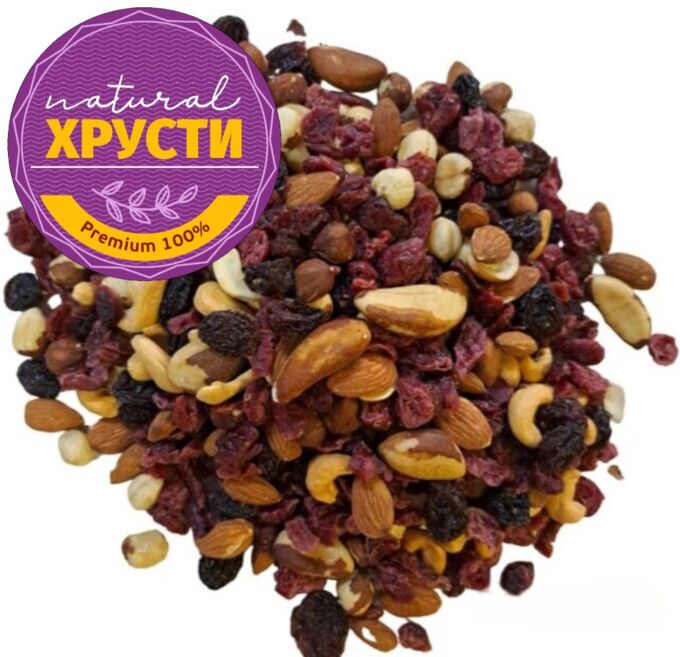 без тм Смесь ягод и орехов 500 г (+-10 гр)
