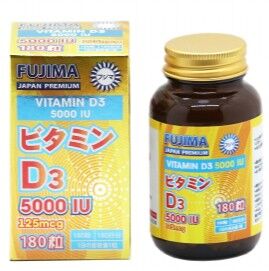 FUJIMA VITAMIN D3 5000iu (125mcg) 180 таб на 180 дней