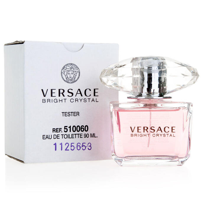 Версаче Брайт Кристалл 90 мл. Versace Bright Crystal EDT 90 мл. Versace Bright Crystal women 90 ml Tester, тестер. Versace Crystal Bright w EDT 90 ml.